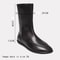 Women Genuine Leather Winter Ankle Boots Flat Short Fashion Knight Boots 5