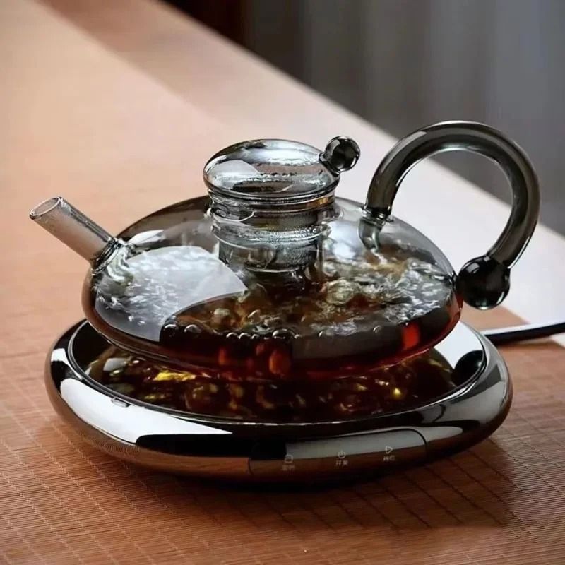 Glass Teapot With Heat Resistant Glass And Built In Filter 700 Ml 3