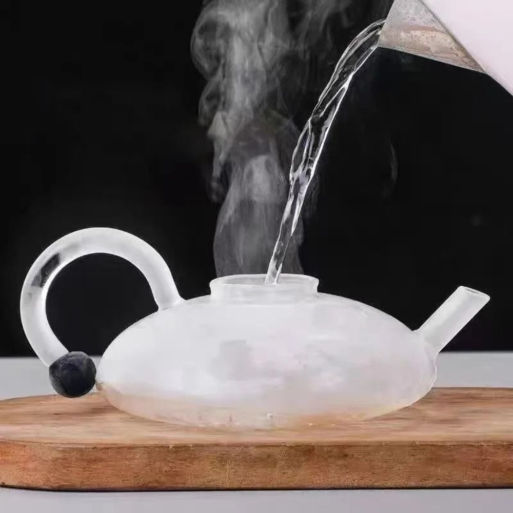 Glass Teapot With Heat Resistant Glass And Built In Filter 700 Ml 4