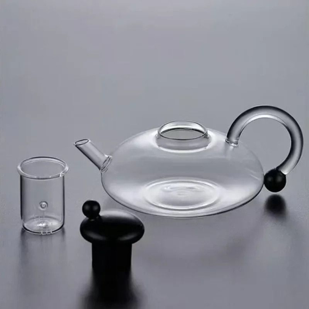 Glass Teapot With Heat Resistant Glass And Built In Filter 700 Ml 5