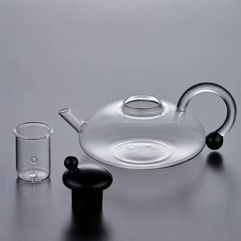 Glass Teapot With Heat Resistant Glass And Built In Filter 700 Ml 5