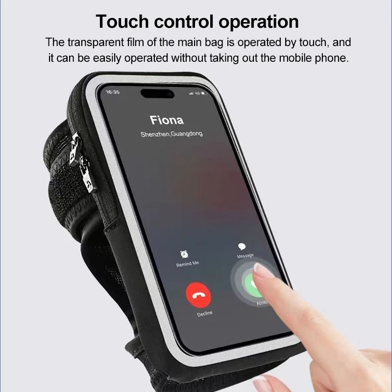 Sports Armband Phone Holder With Optional Strap 1