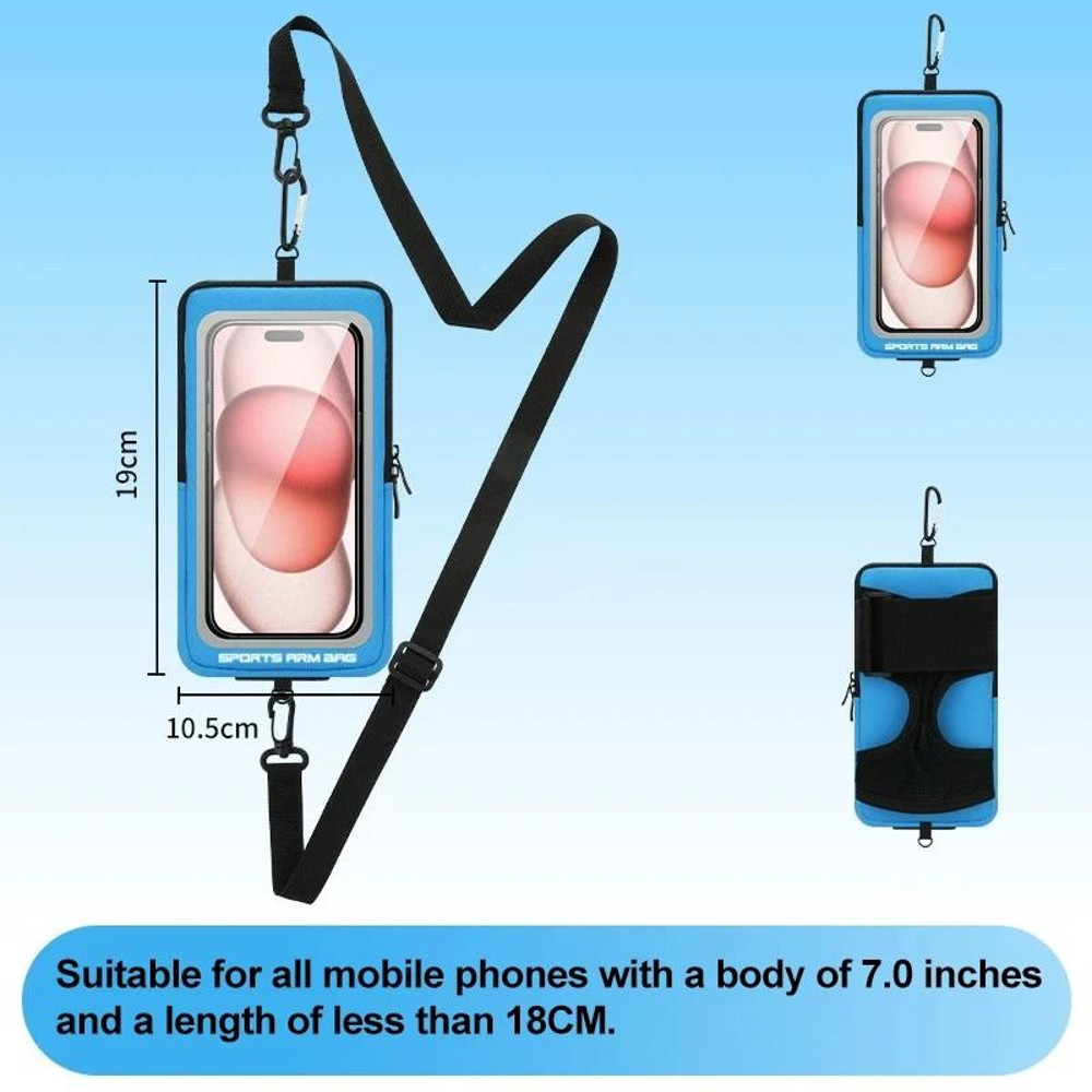 Sports Armband Phone Holder With Optional Strap 13