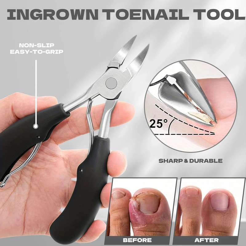 Professional 7 Piece Nail Manicure Kit With Travel Case 1