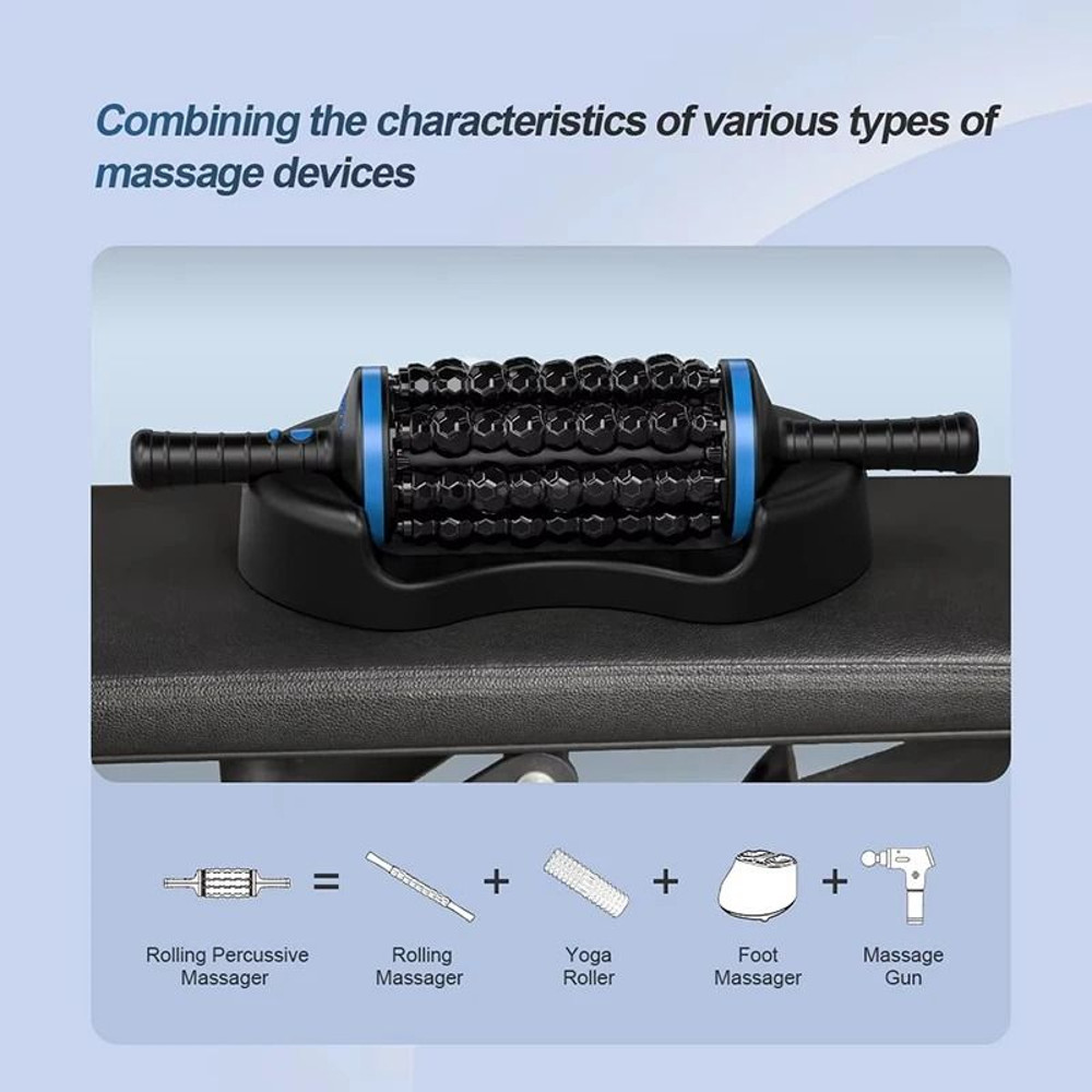 Cordless Rolling Body Massager 360 Percussive Muscle Relaxer 3