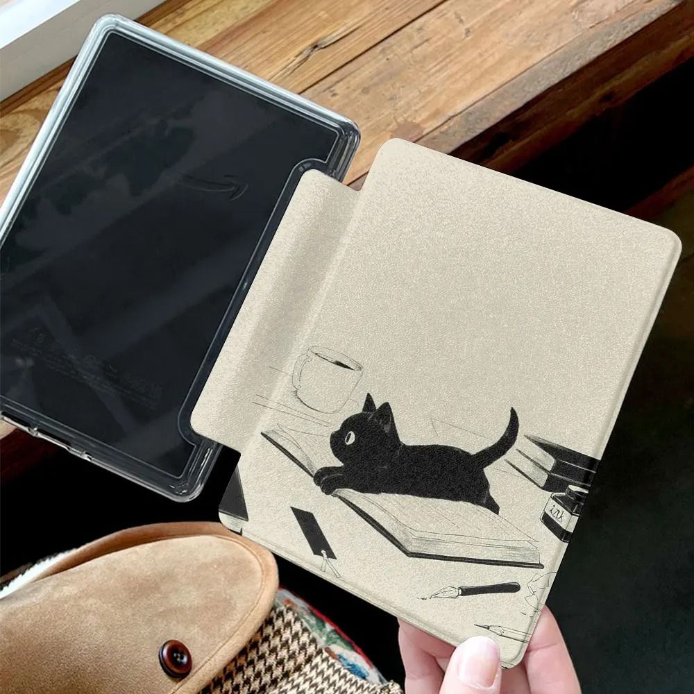 Acrylic Back Shell Kindle Case With Hand Strap 0