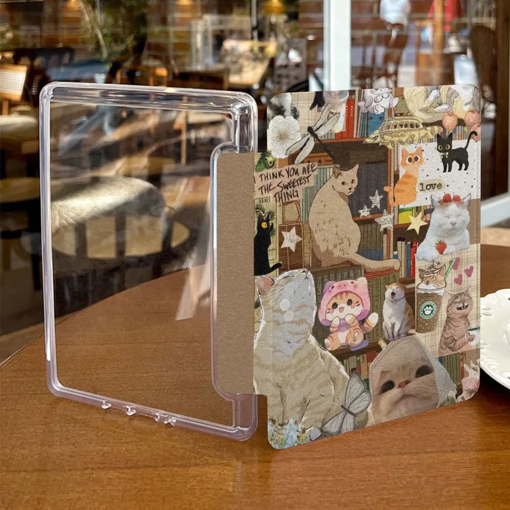 Acrylic Back Shell Kindle Case With Hand Strap 10