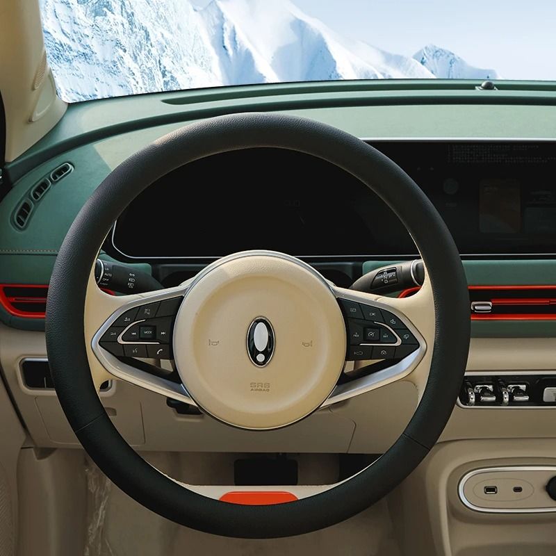 PU Leather Car Steering Wheel Cover 7