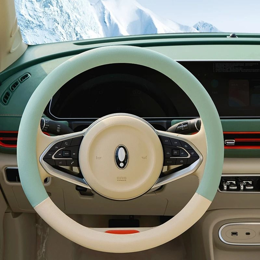 PU Leather Car Steering Wheel Cover 8