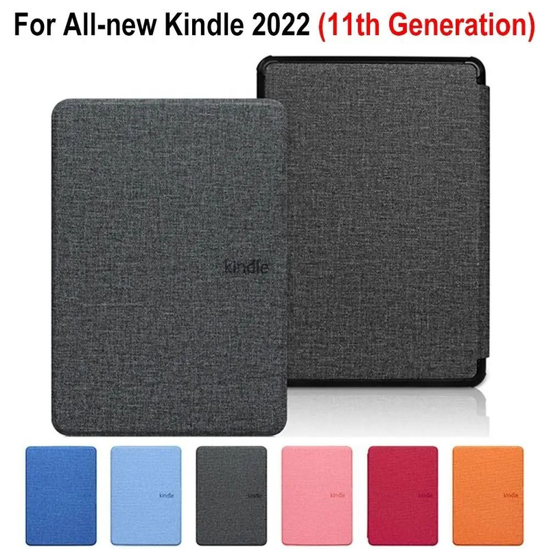 Fabric Magnetic Smart Case For Kindle 6 Inch 1