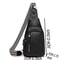 PU Womens Chest Bag Single Shoulder Crossbody 4