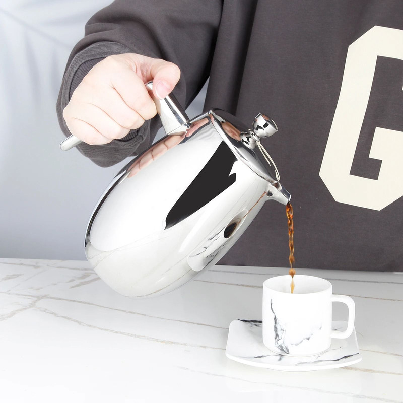 Thermal Stainless Steel French Press Coffee Maker 0