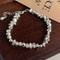 Vintage Stone Bead Sterling Silver Bracelet 2
