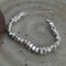 Vintage Stone Bead Sterling Silver Bracelet 5