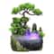 Feng Shui Waterfall Fountain With LED Lights 6
