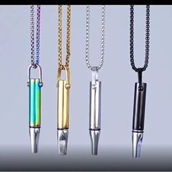 titanium steel aromatherapy necklace