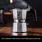 Stainless Steel Electric Espresso Maker With 3 Valve Brewing 6