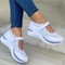 Womens Knitted Casual Sneakers With Thick Sole 5