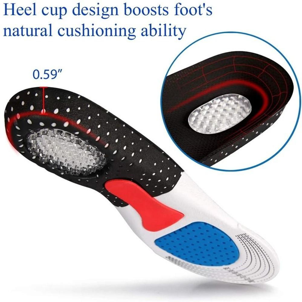 Orthopedic Memory Foam Gel Insoles 2