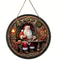 Christmas Welcome Hanging Wooden Sign 1