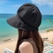 Womens Foldable Wide Brim Sun Bucket Hat 2