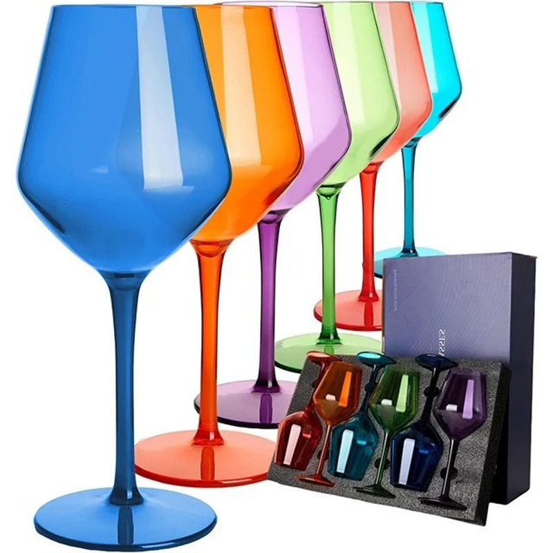 Unbreakable Tritan Wine Glass Set 7