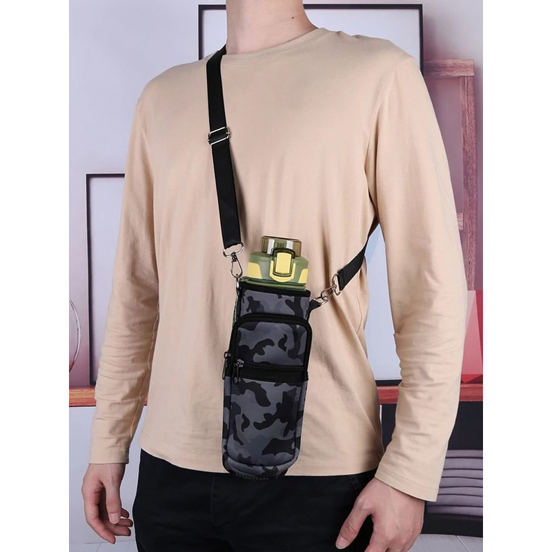 Neoprene Water Bottle Sleeve Carrier 1000ml 0