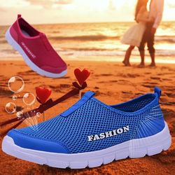 breathable mesh casual men shoes lightweight summer sneakers