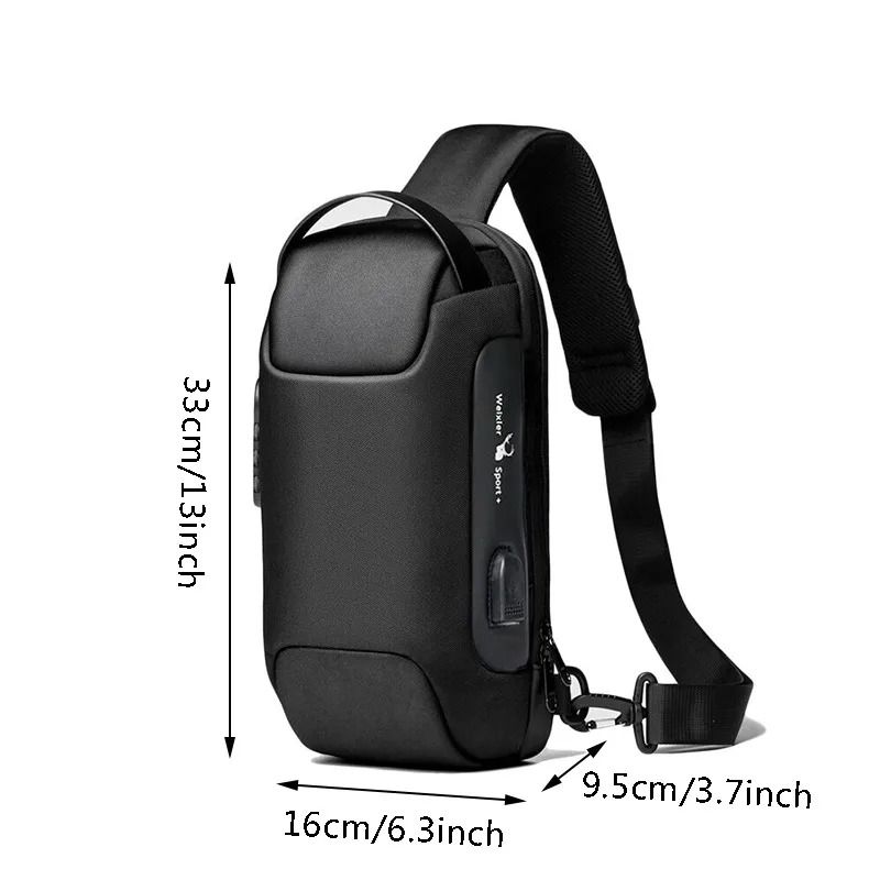 Men Waterproof Anti Theft Crossbody Shoulder Bag 2