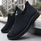 Mens Breathable Knitted Running Shoes Lightweight Non Slip 2