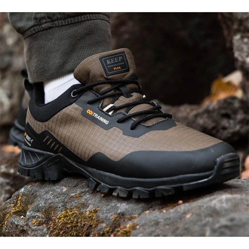 Men Waterproof Hiking Shoes Anti Skid Outdoor Sneaker 4