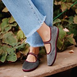 women velvet cloth ballet flats soft loafers