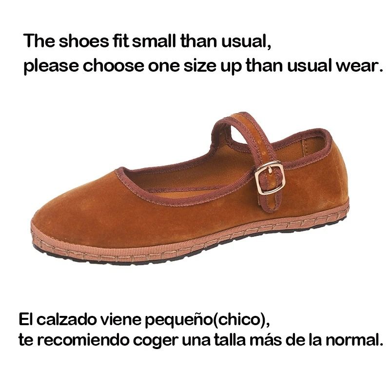 Women Velvet Cloth Ballet Flats Soft Loafers 13