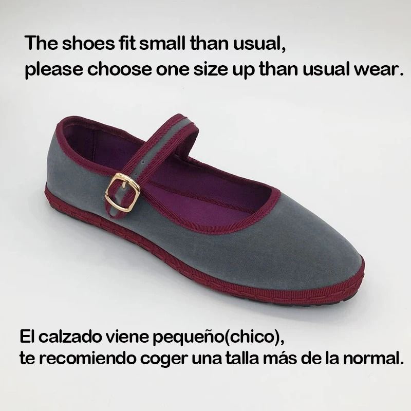 Women Velvet Cloth Ballet Flats Soft Loafers 8