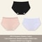 Women Seamless Cotton Brief Panties 3 Piece Set 6