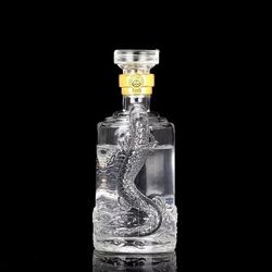 500ml glass water bottle with cover
