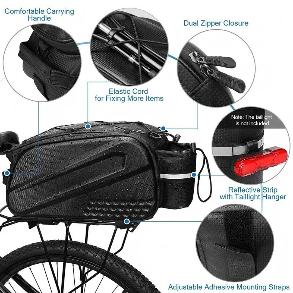 Foldable Waterproof Bike Saddle Bag 3