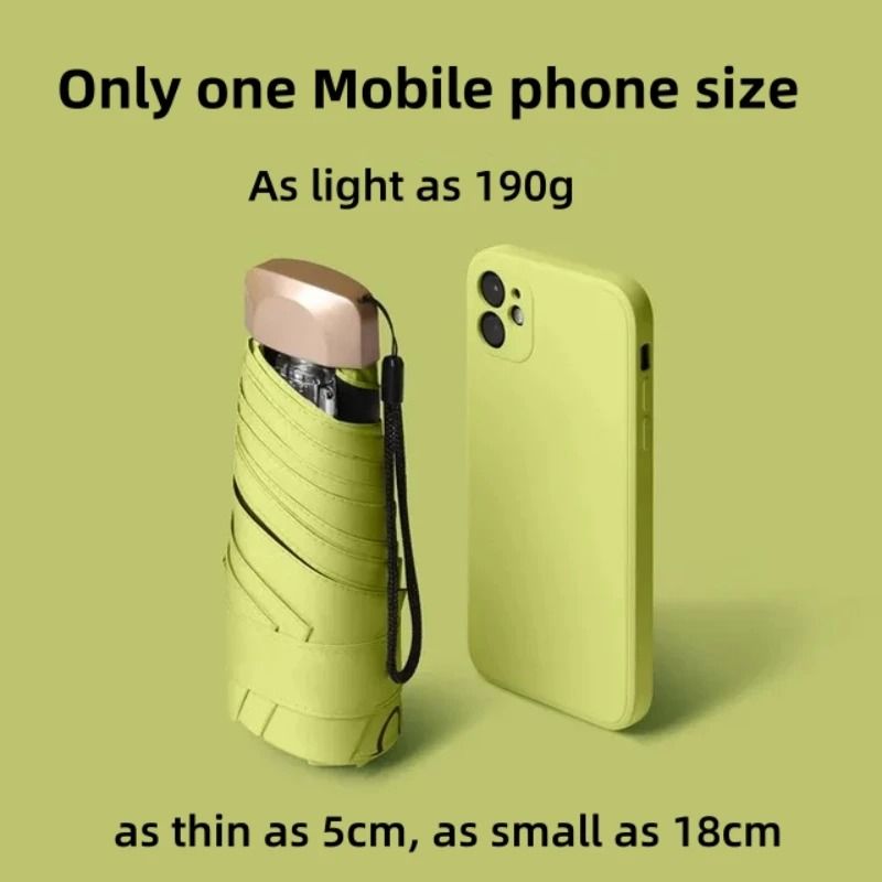 Mini UV Travel Umbrella Pocket Size 2