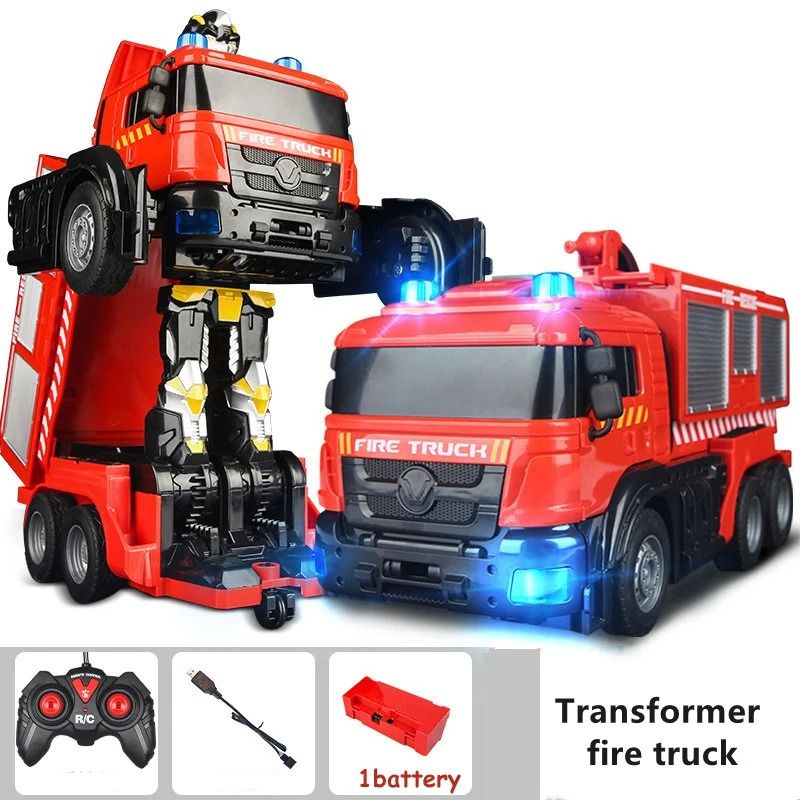 Transforming Firetruck Robot Car Toy 5