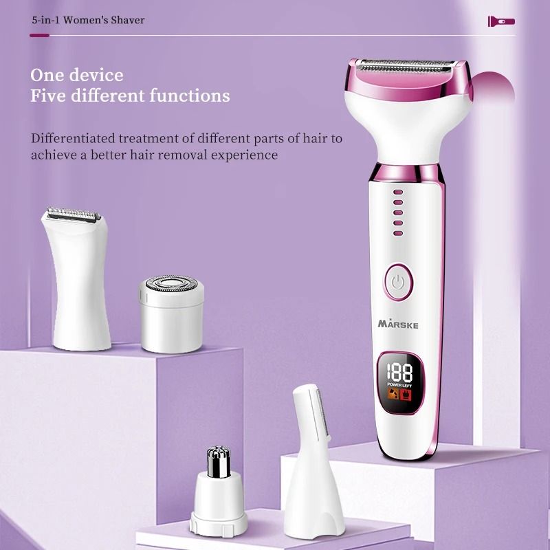 5 In 1 Women Electric Epilator And Hair Trimmer 1