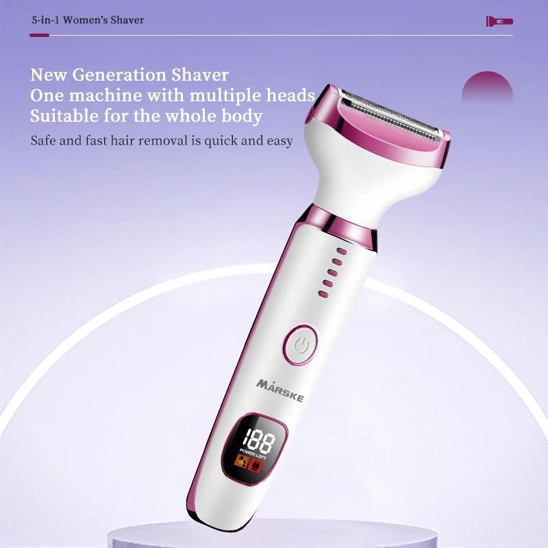 5 In 1 Women Electric Epilator And Hair Trimmer 2