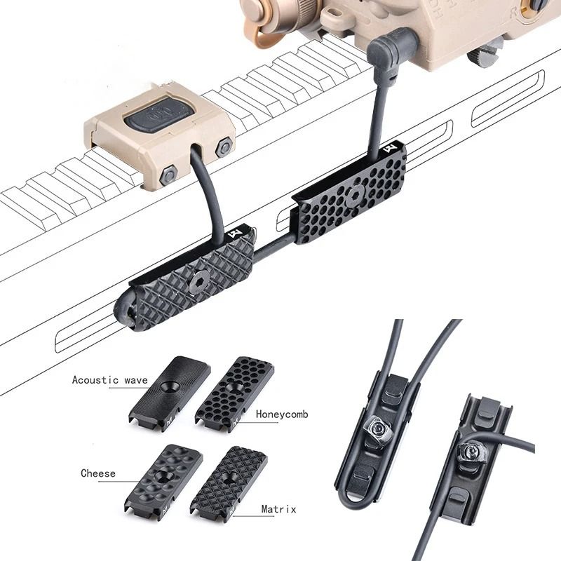 Metal CNC Airsoft Wire Guide Set For M Lok And Key MoD 0