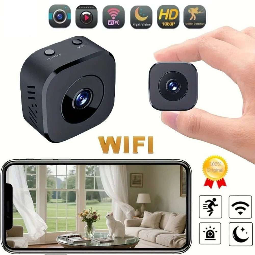 Mini 4K WiFi Security Camera With Night Vision 0