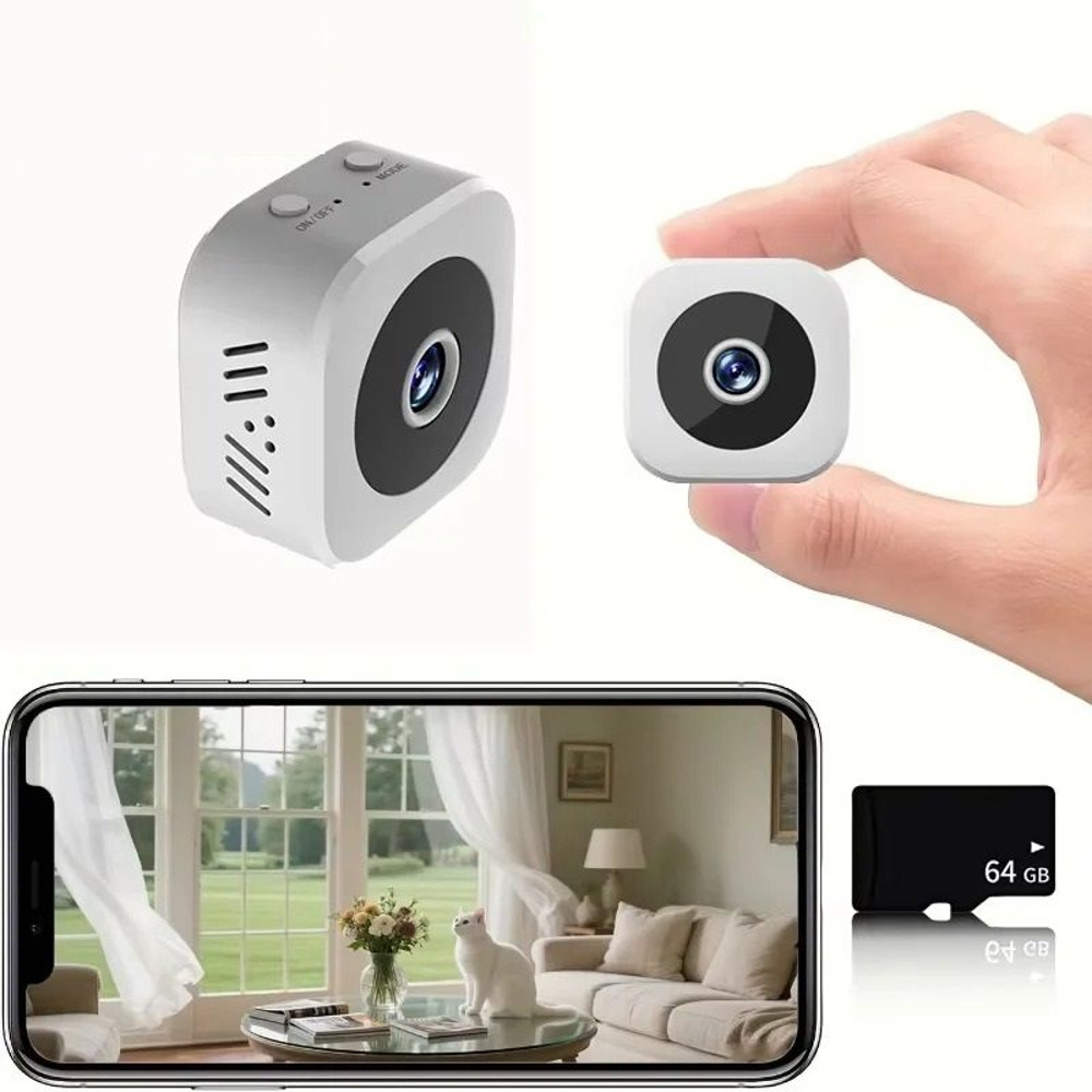 Mini 4K WiFi Security Camera With Night Vision 9