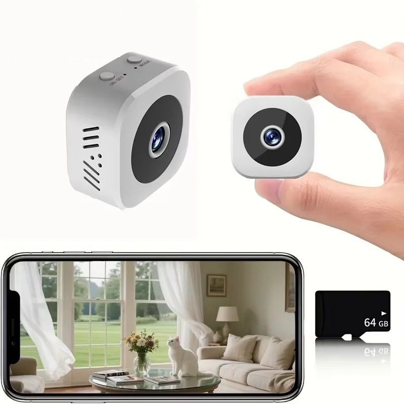 Mini 4K WiFi Security Camera With Night Vision 9