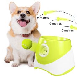 automatic dog tennis ball launcher rechargable
