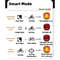 Smart LED Bicycle Rear Brake Light With USB Rechargeable Safety Taillight 4