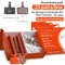 Universal Bicycle Disc Brake Pads Set For Road And Mountain Bikes 0