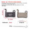 Universal Bicycle Disc Brake Pads Set For Road And Mountain Bikes 2