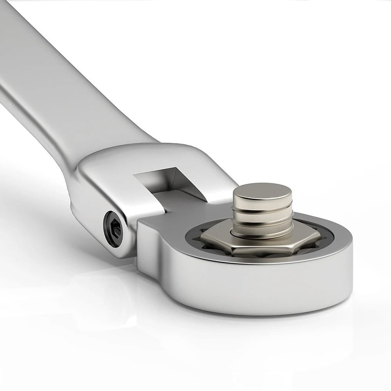 Ratcheting Combination Wrench Set With Flex Head And Storage Bag 4